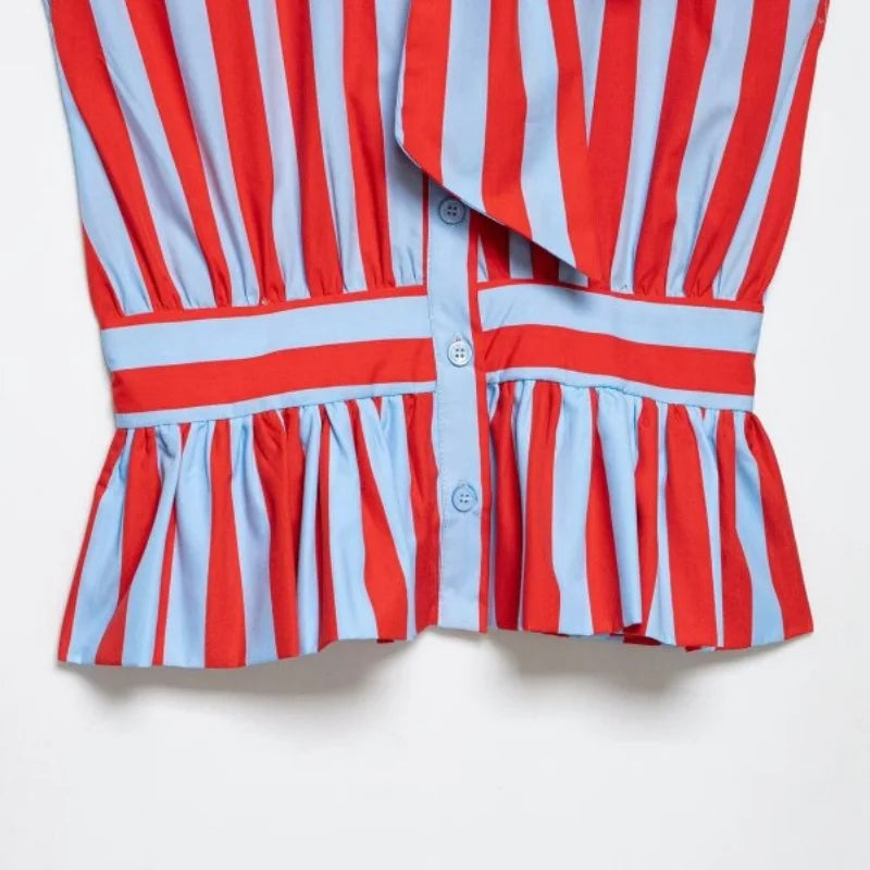 Top de Tirantes Estampado con Lazo