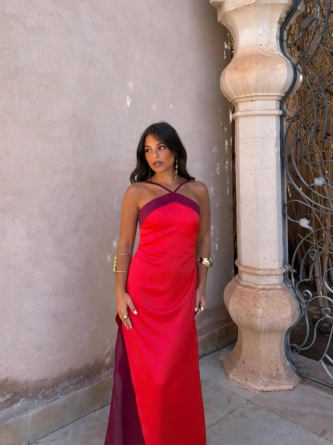 Vestido Elegante de Verano con Detalle de Lazo