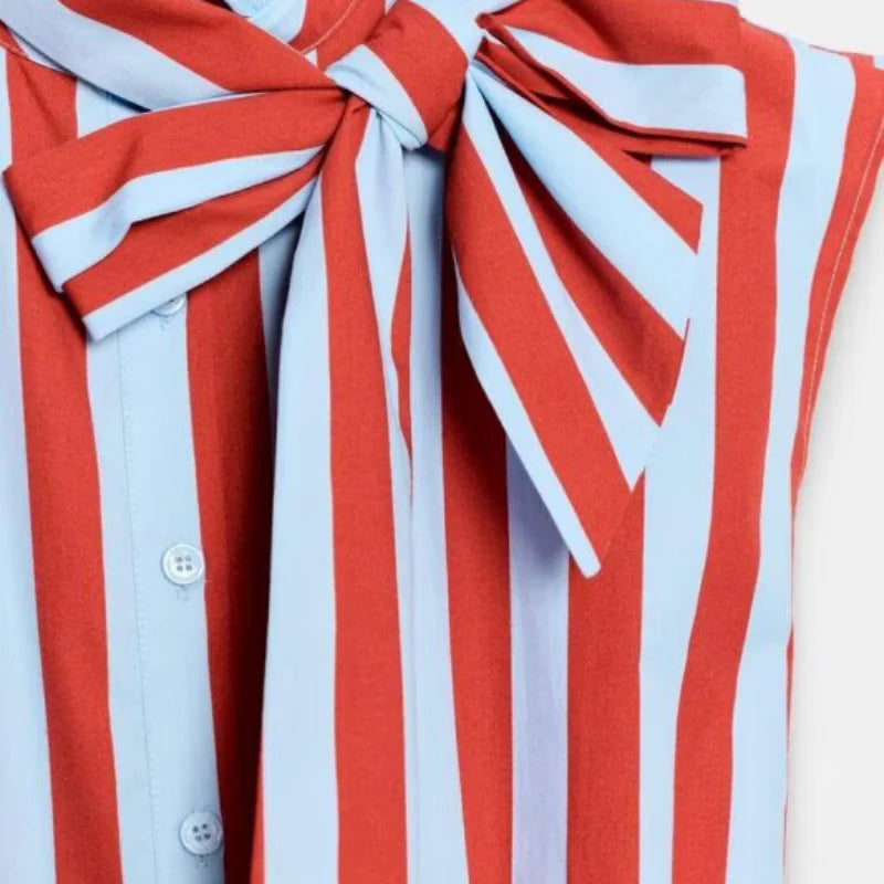Top de Tirantes Estampado con Lazo