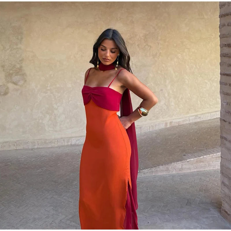 Vestido Elegante de Verano con Detalle de Lazo