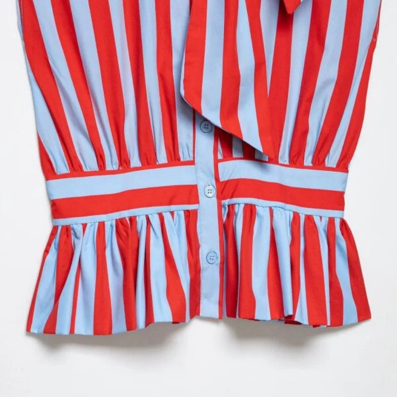 Top de Tirantes Estampado con Lazo