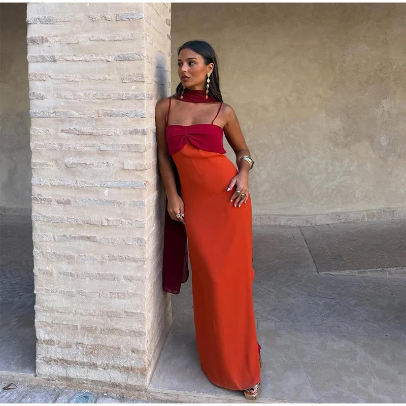 Vestido Elegante de Verano con Detalle de Lazo